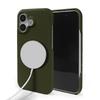 Magnetic Genuine Real Leather Case for Iphone 17 Pro Max Air 16 17e 16e 15Pro 14 13 12 Mini For Magsafe Phone Cases Back Cover