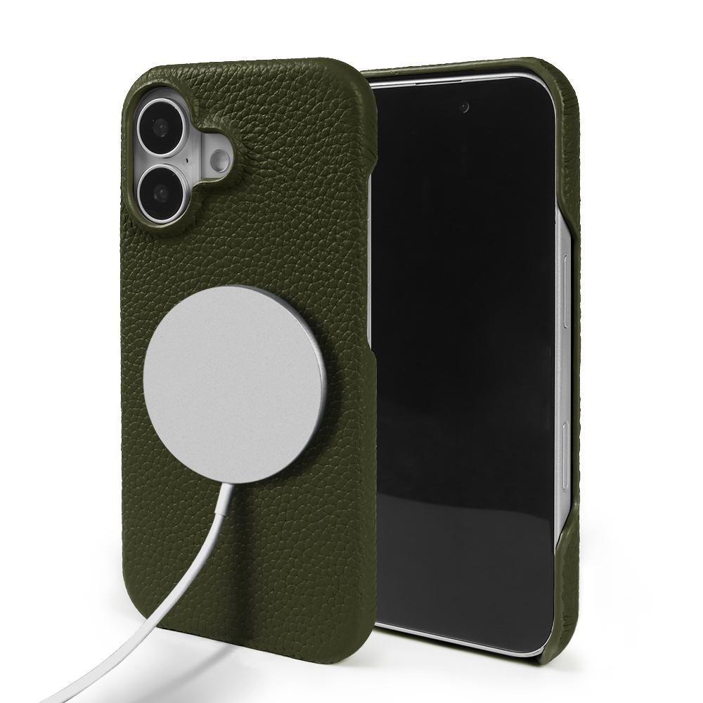 Magnetic Genuine Real Leather Case for Iphone 17 Pro Max Air 16 17e 16e 15Pro 14 13 12 Mini For Magsafe Phone Cases Back Cover