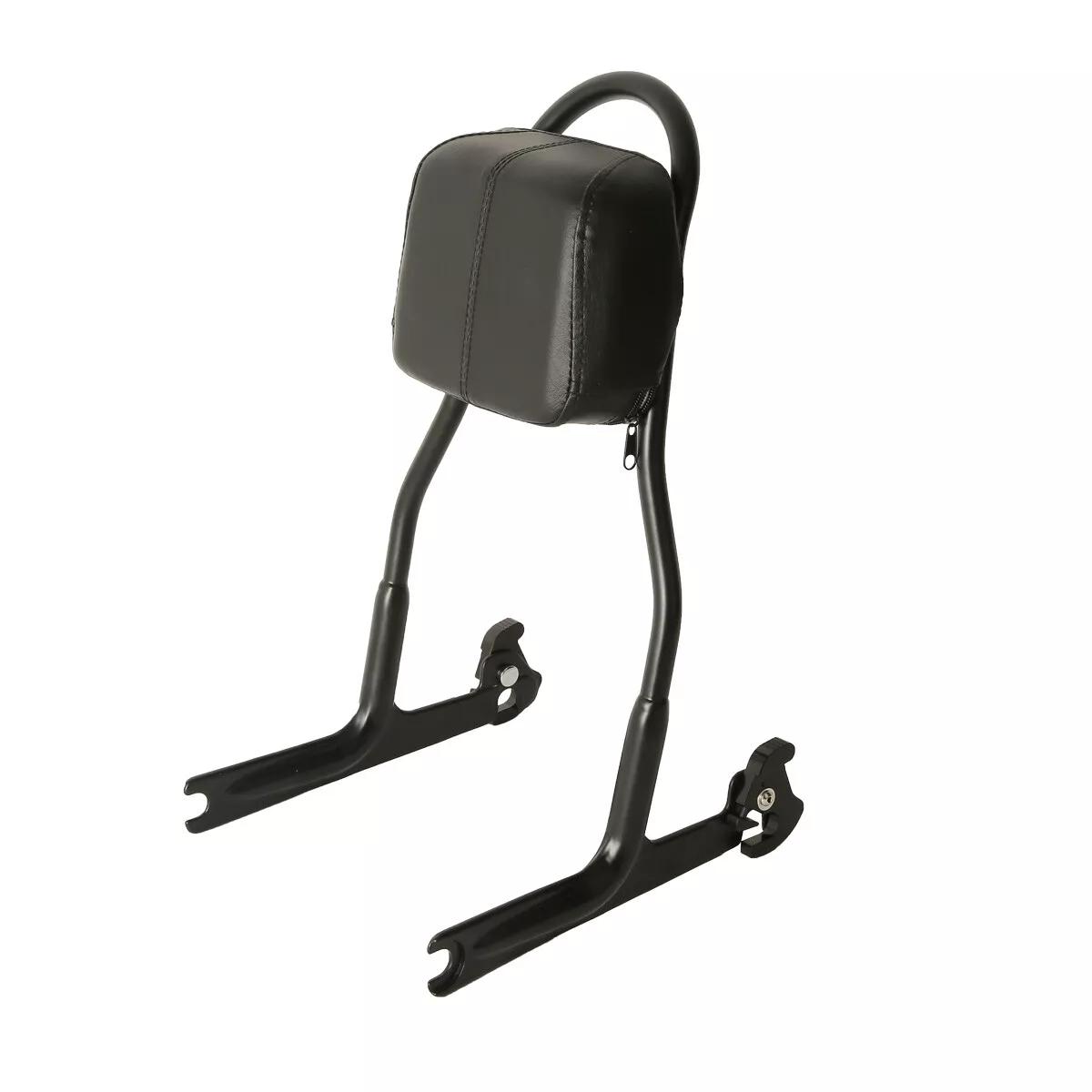 Motorcycle Detachable Rear Passenger Sissy Bar Backrest For Harley Softail Deluxe FLSTN 2005-2017 чёрный