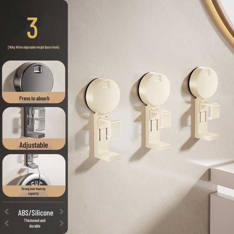 Danle No-Drill Suction Cup Washbasin Holder