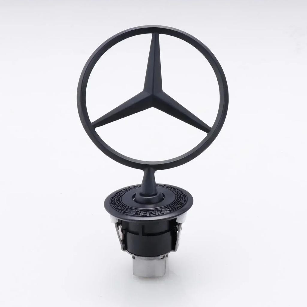 Zinc Alloy Car Front Hood Emblem Bonnet Label Badge Decal For Mercedes Benz C E S Class W204 W205 W212 W213 W211 W220 W222 W223 LU7