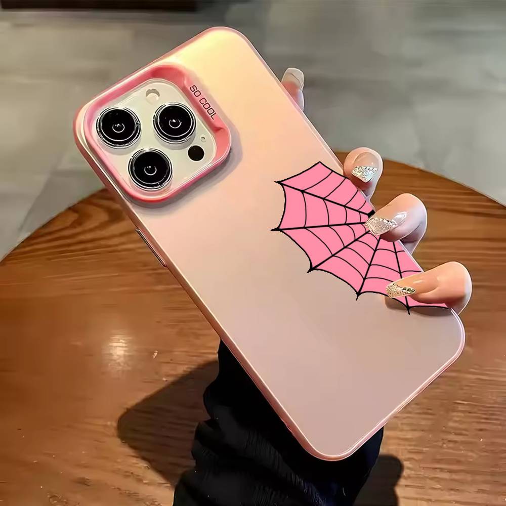 Red and Blue Couple Wallpapers Phone Case For iPhone 17,16,15,14,13,12,11,Pro Max,Plus Candy Silver Cover