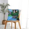 Pillow Case Cute The Little Mole art Soft  Pillow Cover For Sofa Bedroom Home Decor Funny Pillowcases