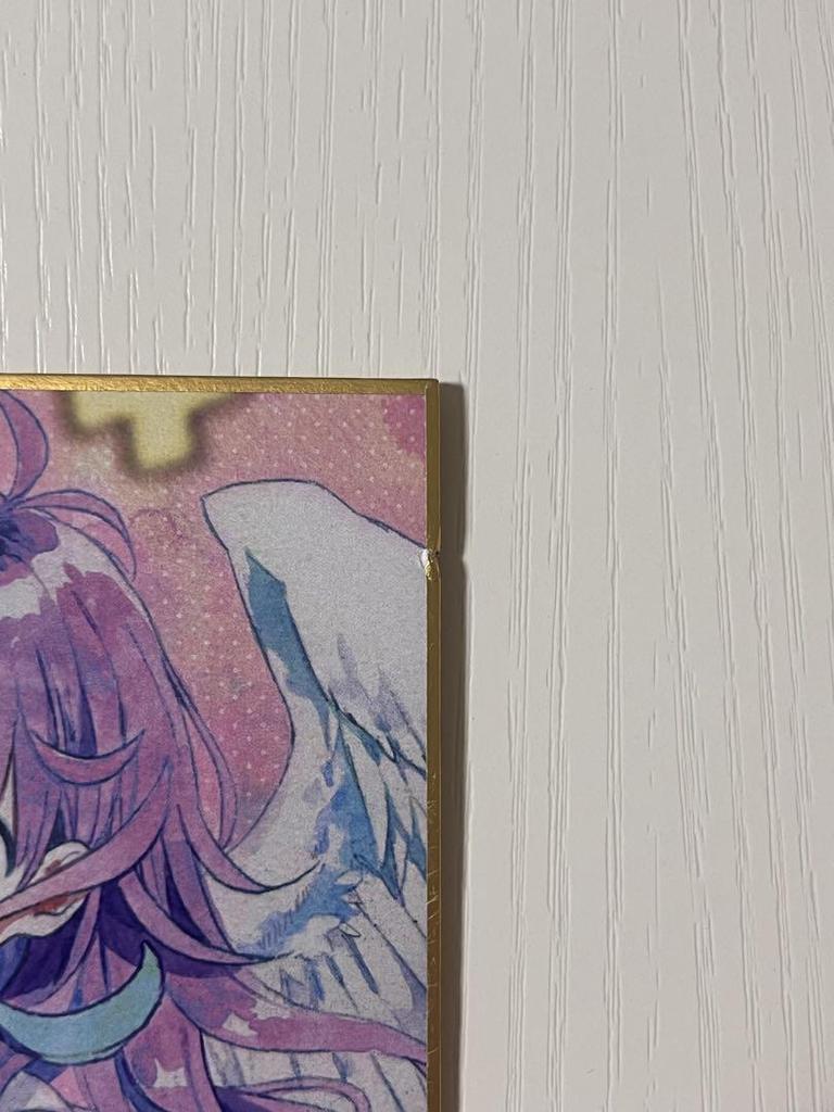 [USED] Anonymous delivery Chachagoma Exhibition Shikishi Art Book Release Commemoration