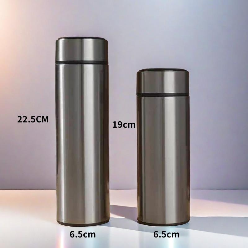 Custom Stainless Steel Thermos with Smart Temperature Display – Insulated Gift Cup 304