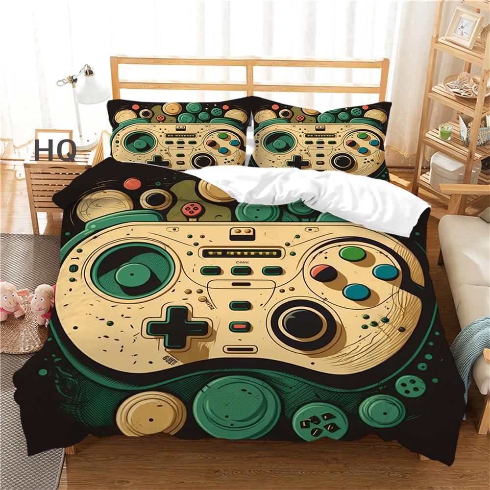 3D Game Console Printing Bed Clothes Teens Full Size Bedding Set Cover Design High Quality Home Textiles