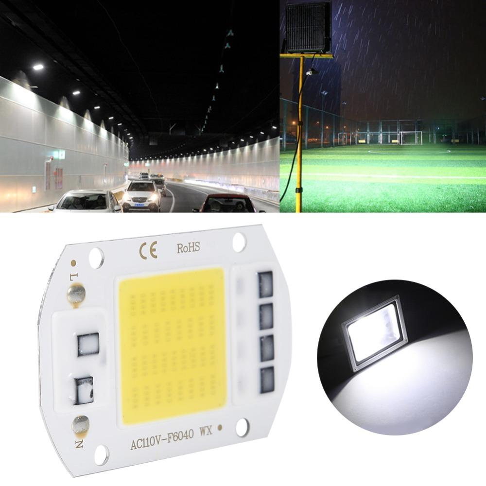 2pcs 50W COB LED Bulb AC110V Integrated Chip Light Source  For DIY Indoor Lighting