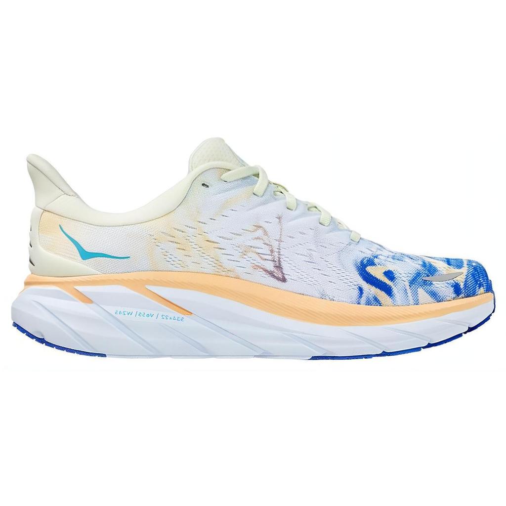 HOKA ONE ONE Clifton 8 Wide 'White Blue' 1121374-TGT