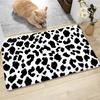 Fashion Animal Leopard Zebra Cow Deer Pattern Carpet Soft Carpets Rug Entrance Anti-slip Floor Mats Water Absorption