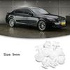 ACROPIX Panel Bumper Fender Fastener Splash Guard Push Rivet Retainer Clip 9mm Fit BMW E34 E39 E60 E61 White 10pcs