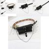 Punk Style Belt For Women With Pu Material And Adjustable Pin Buckle For Fashionable Streetwear