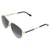 Jimmy Choo Grey Shaded Pilot LadieS SunglaSSeS Jimena S 02m2 9o 60