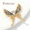 18K Real Gold Plated Connectors For Jewelry,Butterfly Charms For Jewelry Making Pendant For Needlework,DIY Necklace Accessories