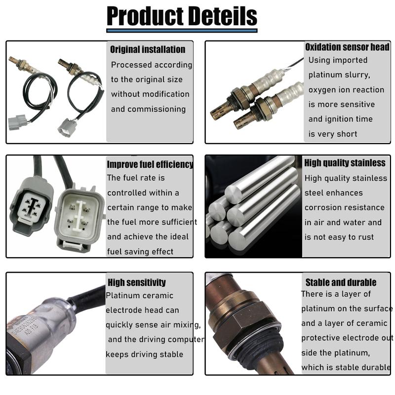 234-4094 234-4727 Upstream+Downstream Lambda Oxygen Sensor For Honda Odyssey 2001 2002 2003 2004 3.5L 2344094 2344727