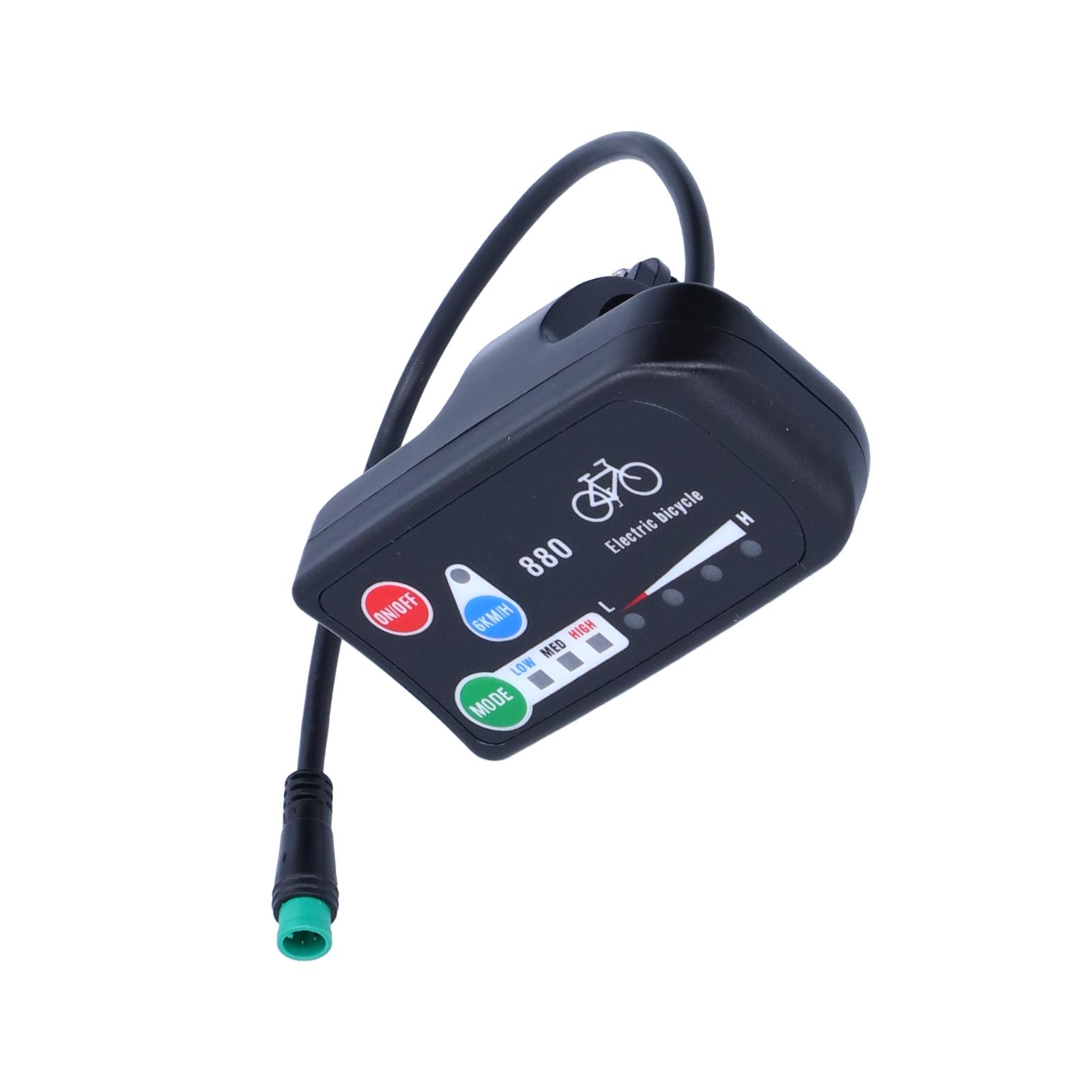 Electric Bicycle for KT‑LED880 Display E‑Bike 36V 48V Display Meter E‑Bike Accessories белый