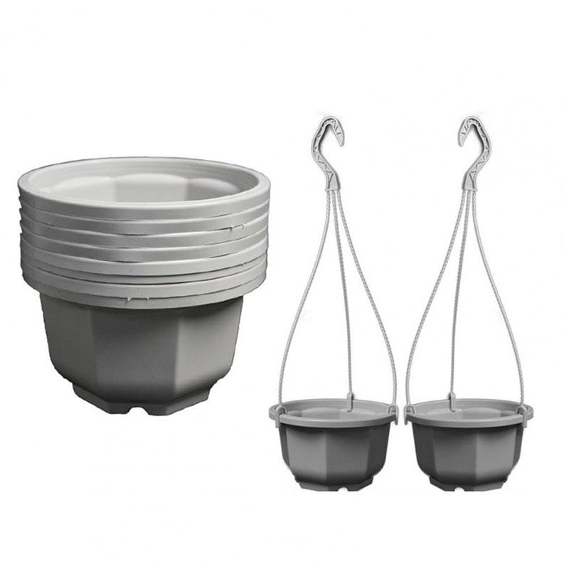 1ks věšák na rostliny Odolný držák květináčů Závěsný hák na květinový koš Závěs odolný držák na květináče Háčky na zahradní květináče
