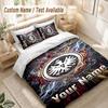 Custom Name Bedding Set 3 PiecesEintracht Frankfurt Print Duvet Cover + 2 Pillowcases Soft Bed Decor