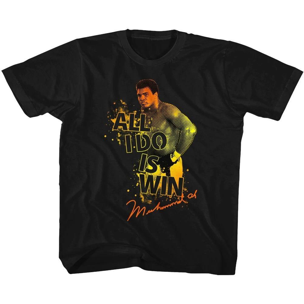 Muhammad Ali Boom Boom Boom Black Icon  Children s T-shirt 120