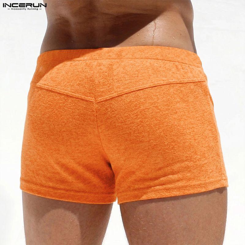INCERUN Men's Athletic Gym Shorts Slim Fit Home Workout Short Pants