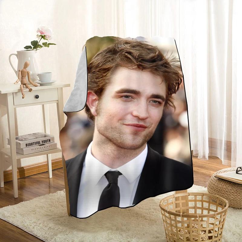 Neuer Artikel Robert Pattinson Decken Druck Weiche Decke Überwurf für Zuhause/Sofa/Bettwäsche Tragbare Reise Decke für Erwachsene 1208p