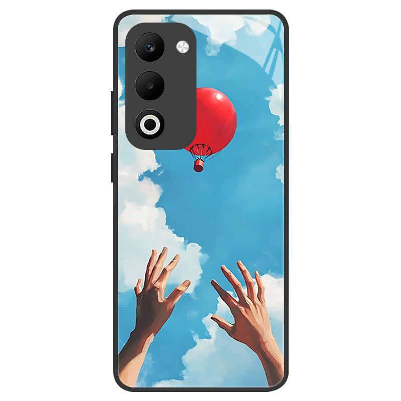 For OPPO A5 A5M Case Luxury Tempered Glass Phone Case For Oppo A5i Pro Shockproof Hard PC Back Cover Camera Protection Fundas