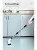 7-in-1 Cordless Electric Spin Scrubber with Retractable Long Handle.