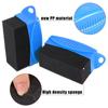 Auto Rad Polier Wachs Schwamm Bürste Mit Abdeckung Abs Waschen Reinigung Reifen Kontur Dressing Applikator Pads Detail Zubehör