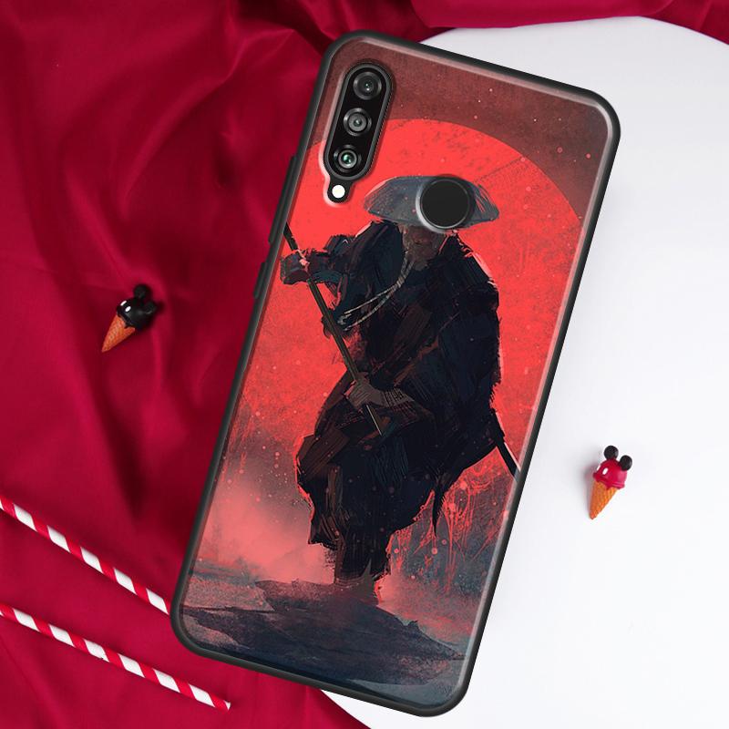 Japan The Samurai Ninja For Huawei Nova 9 SE 10 5T Y90 Y70 Y60 Y61 Y91 Y72 12i 12s 11i P60 Pro P20 P30 P40 Lite Case