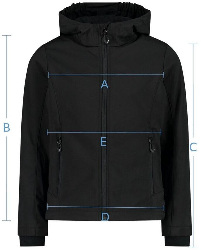 CMP Girl Softshell Fix Hood Jacket (3A29385N) Kids Fix Hoodie Softshell 3A29385N nero