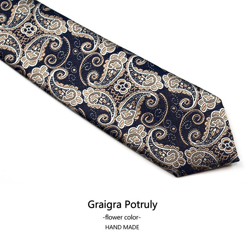 8CM Personalized Printed Hand-Tied Tie