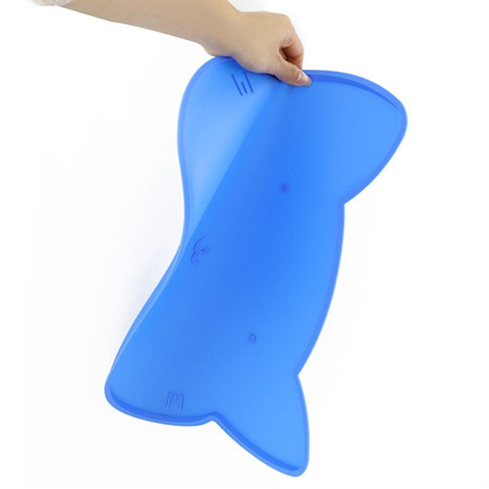 Silicone Pet Feeder Mats Cat-shaped Cat Placemat Portable Pet Bowl Mat Kitten Feeding