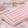 ABS Silicone Gamings Keycaps 115Key Mechanical Keyboards Jelly Puddings Translucents Keyset Small Keyboards Keycaps