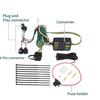 56491 Quick Install 4-Flat Trailer Harness for 2023-2025, Powered 4-Pin Wiring Kit for Tail Brake Turn Signal Towing Use