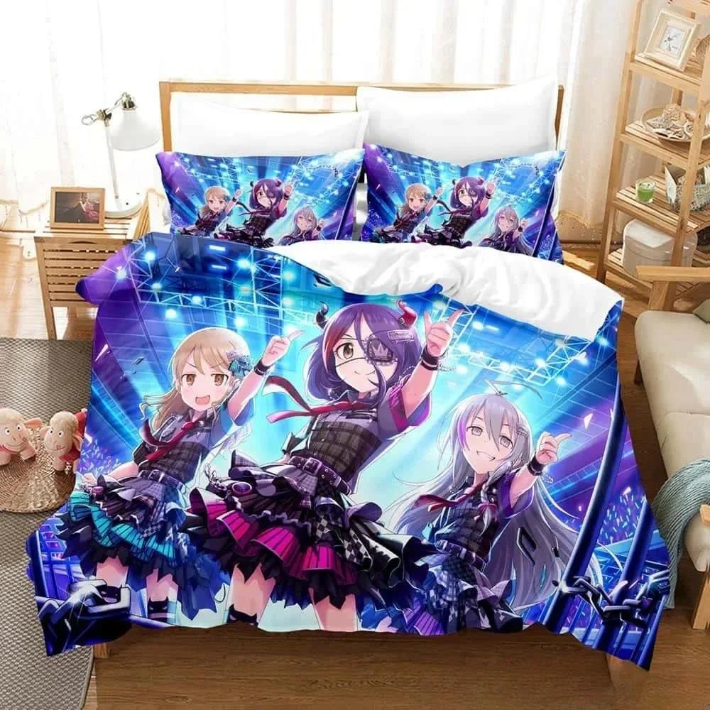 The Idolm@Ster Cinderella Girls Starlight Stage Bedding Set Bedroom Soft Modern Bedspreads Comefortable Duvet Cover Pillowcase
