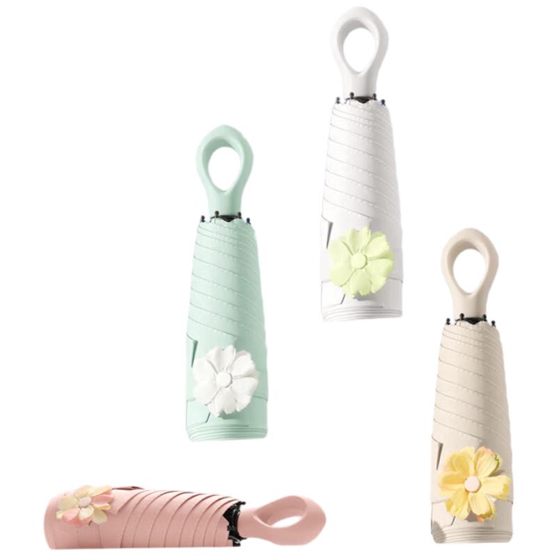 MAYDU Five-Fold Petal Buckle UV Protection Umbrella 50cm*6k