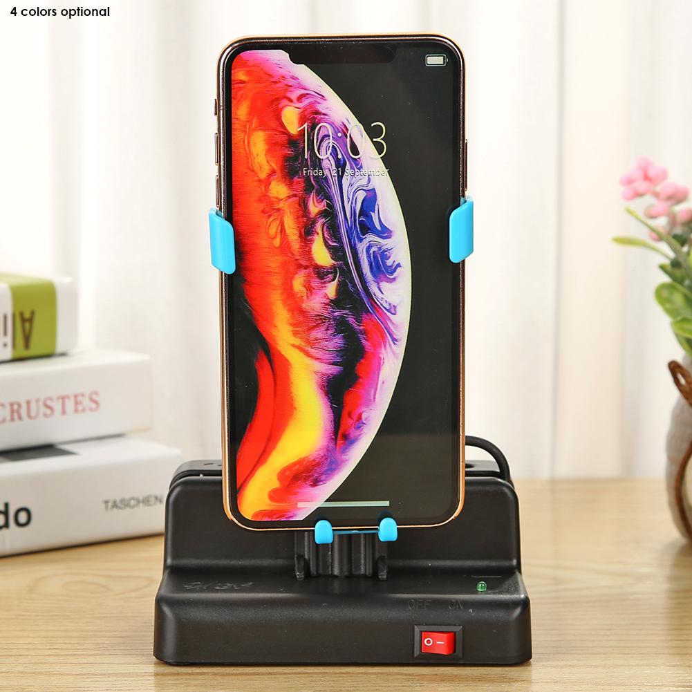 Phone Swing Automatic Shake Stand Desk Walking Motion Brush Step Safety Wiggler with USB Cable Automatic Phone Shaker Swinger