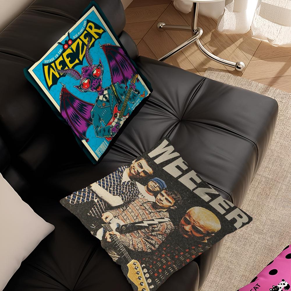 W-Weezer Band pillow cover sofa cushion cover home room decoration children gift