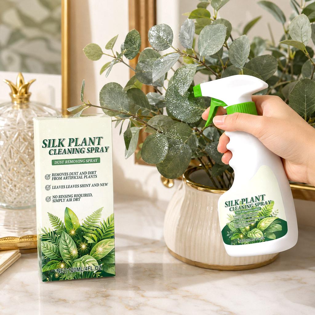 Reinigungsspray für Kunstpflanzen, Seidenblumen und