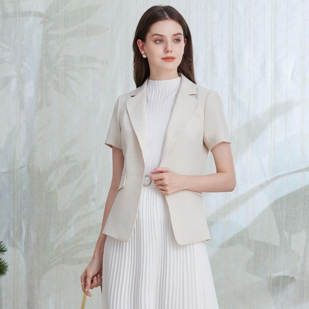 Women's OL Style Commuting Suit Jacket - Summer 2025