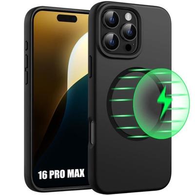 Case for iPhone 16 Pro Max - Shockproof Protection - Ultra Thin - Black - Silicone TPU - Unisex