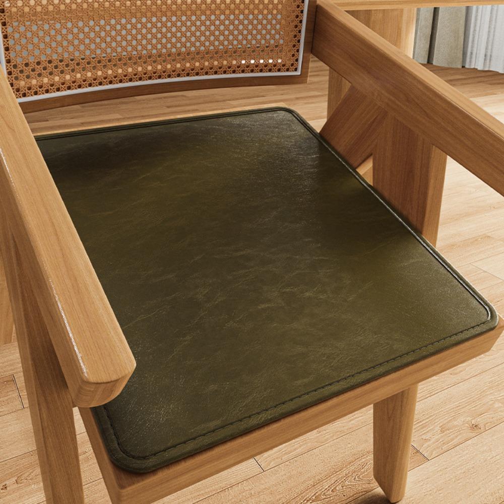 High Resilience Dining Chair Cushion 40×40cm/45×45cm Chair Seat Pad Leather Chair Pad  Home Decor