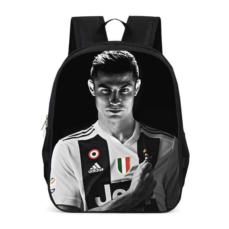 Zaino Scolastico per Bambini con Stampa Cristiano Ronaldo Neymar Leggero Design Ergonomico Studenti Elementari