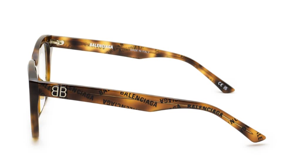 Balenciaga Eyeglasses Frame BB0131O 008 Women's Havana/Logo