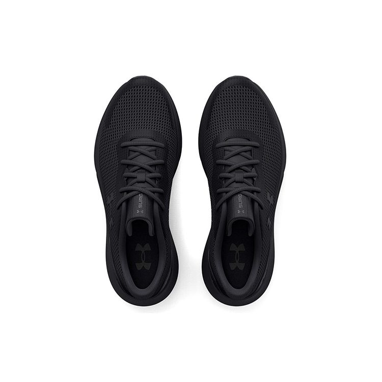 Under Armour Surge 3 Men Running Shoes Triple Black 3024883-002