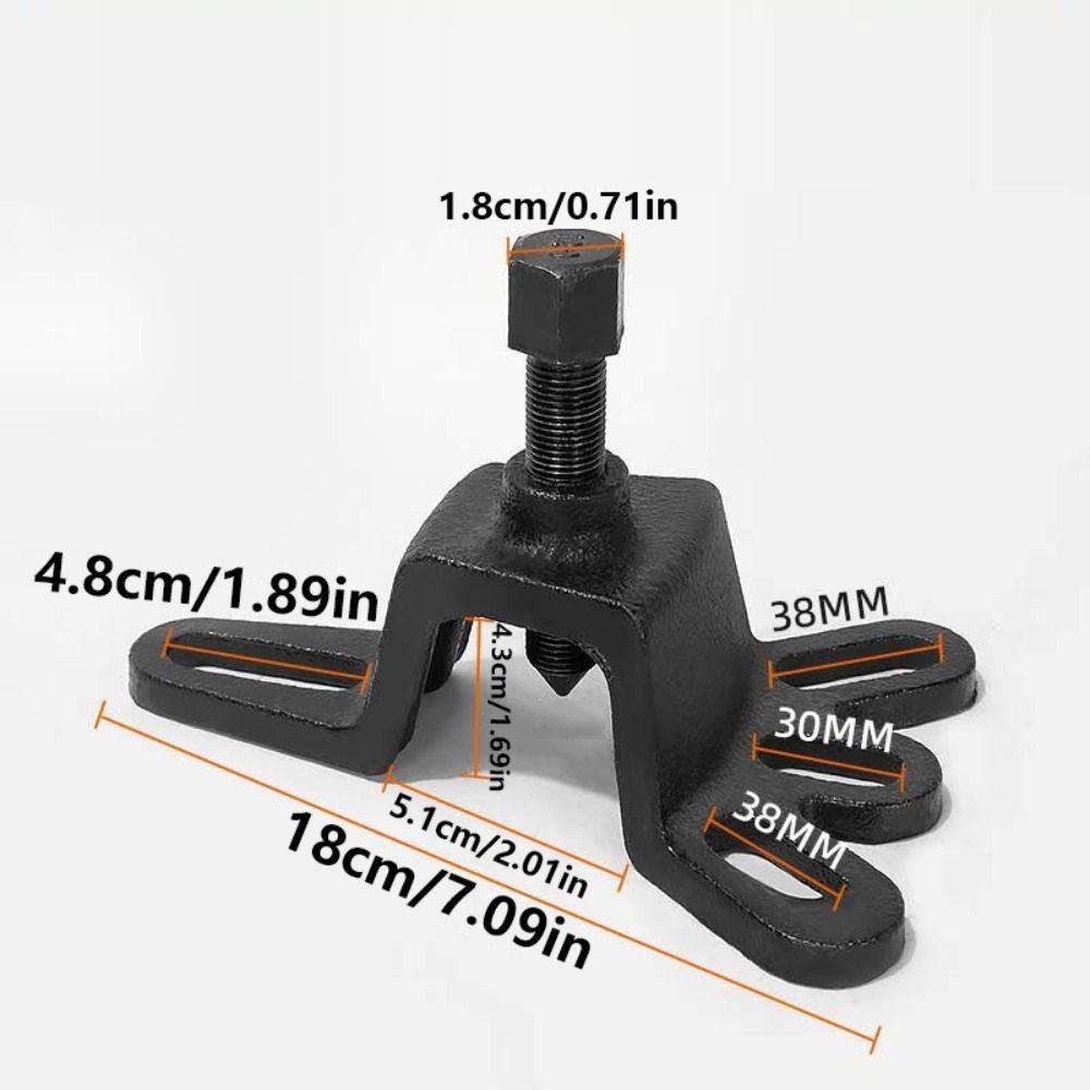 4-Hole Design Brake Drum Remover Durable Steel Rear Axle Remover  Brake System Service