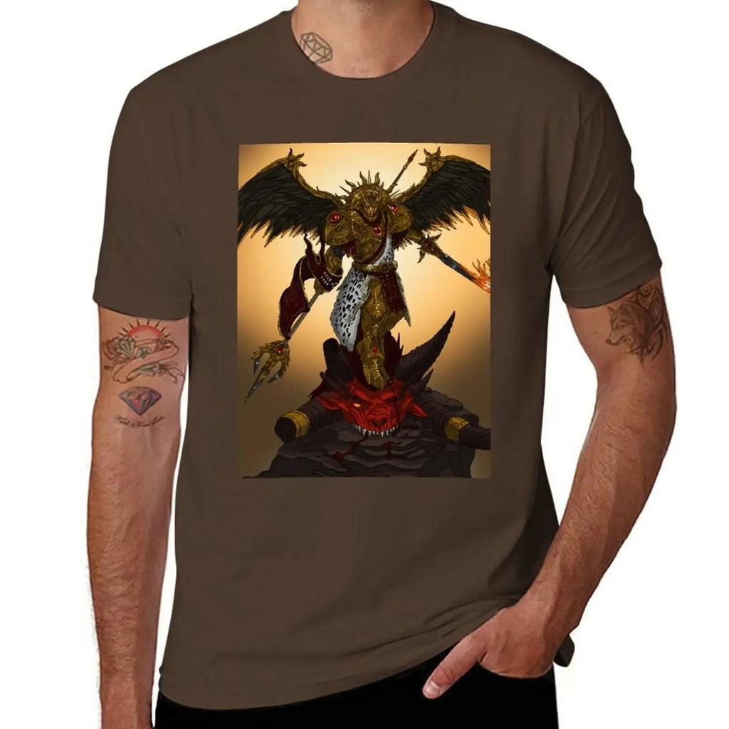Sanguinius: Primarch of the Blood Angels T-Shirt animal print shirt for boys quick drying t-shirt graphic t shirts