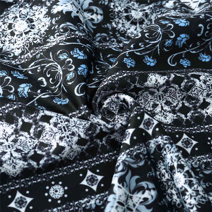 Boho Summer Women's Stretch Bell Bottom Trousers Slim Printed Flared Pants High Waist Long Pants