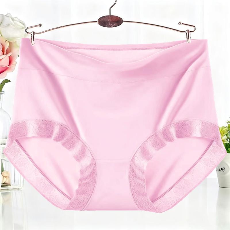 Large Size Women's Mid-waist Underwear Is Soft and Breathable, Skin-friendly and Comfortable, Daily Panties