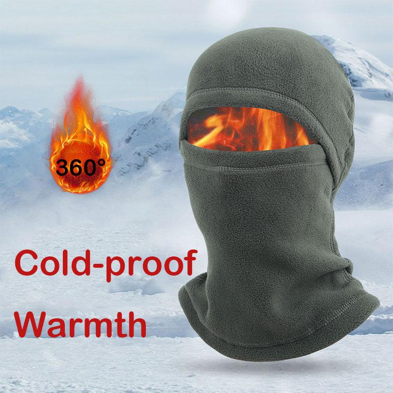 Kolarstwo Pełna maska ​​na twarz Wiatroodporny Termiczna Kominiarka zimowa Polar Sporty na świeżym powietrzu Piesze wycieczki Szalik myśliwski Podszewka kasku Ocieplacz na szyję