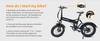 ElekWheels E5 750W Electric Bike - Foldable Fat Tire eBike with Dual Suspension, 50KM Range, LCD Display & Dual Disc Brake